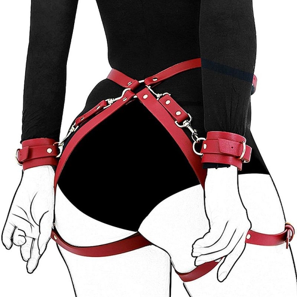 Cinta com Algema de pulso na Cintura - vermelho - Image 3