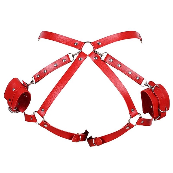 Cinta com Algema de pulso na Cintura - vermelho - Image 4