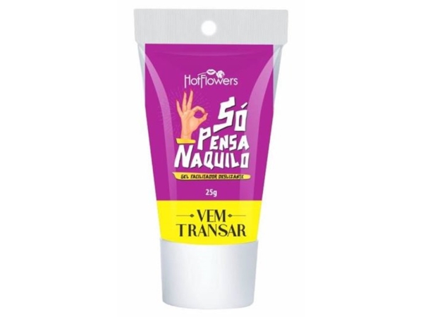 SÓ PENSA NAQUILO GEL FACILITADOR DESSENSIBILIZANTE 25G LINHA VEM TRANSAR HOT FLOWERS