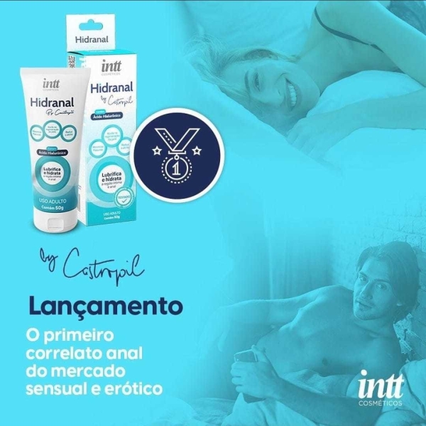 HIDRANAL LUBRIFICANTE HIDRATANTE ANAL COM ÁCIDO HIALURÔNICO 50G BY CASTROPIL INTT - Image 2