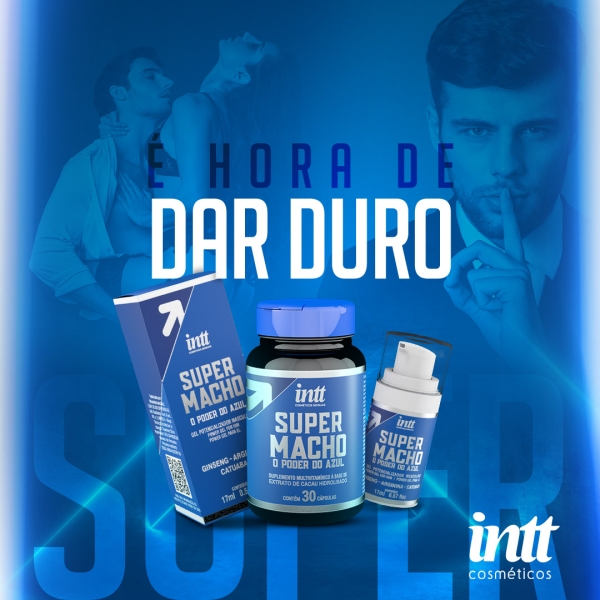 KIT SUPER MACHO COM 1 SUPER MACHO COM 30 CÁPSULAS E 1 SUPER MACHO GEL 17 ML INTT - Image 4