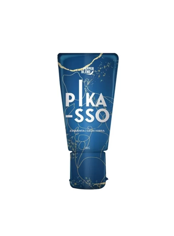 PIKASSO GEL COMESTÍVEL ESQUENTA, GELA E VIBRA 18G PEPPER BLEND