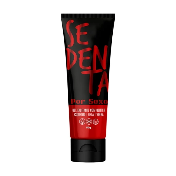 SEDENTA POR SEXO GEL COMESTÍVEL COM GLITTER 50G PEPPER BLEND