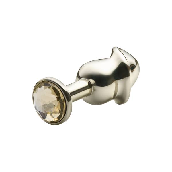 Plug Anal P Dourado Com Pedra Sexy Fantasy - Image 3