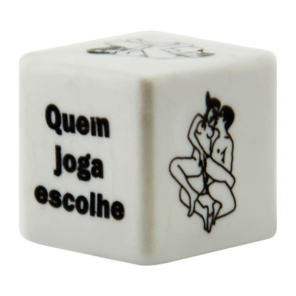Dado Posições Hétero Glow 1 Unid. Diversão Ao Cubo