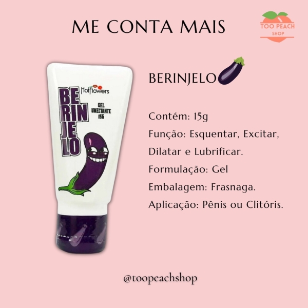 Berinjelo Excitante Masculino 15g Linha Brasileirinhos - Image 2