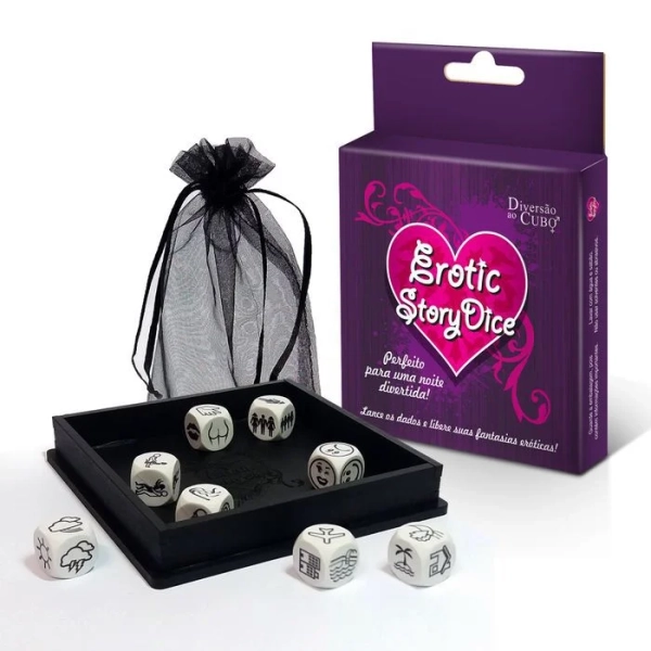 Erotic Story Dice Jogo Erótico Para Casal Diversão Ao Cubo