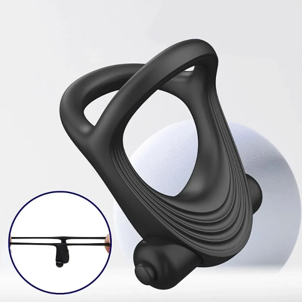 Anel Peniano com vibrador - Rap - S - Image 4