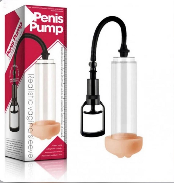 Bomba Peniana Com Sistema De Alavanca E Vagina Em Cyberskin