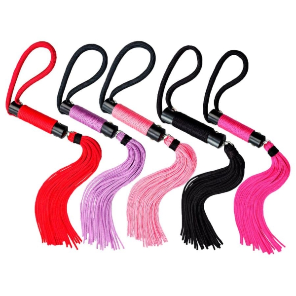 Chicote Luxo de Cordas Brasil Fetiche rosa baby*