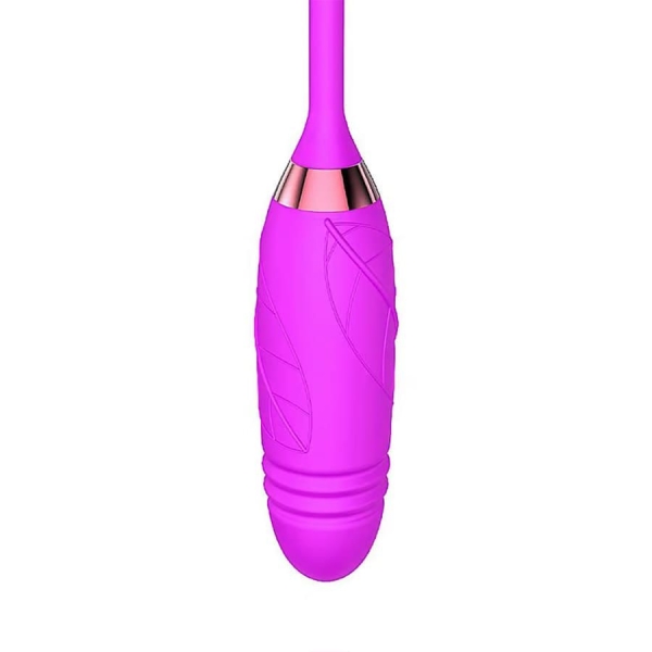 Rosa Estimulador Clitoriano Com Ponto G lilas Vai E Vem - Image 4