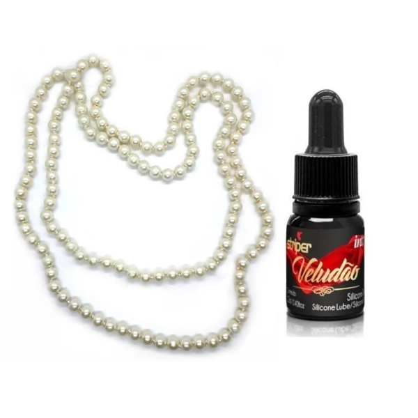 Colar De Pérolas Sensuais Para Massagem Excitante 60cm - Image 2