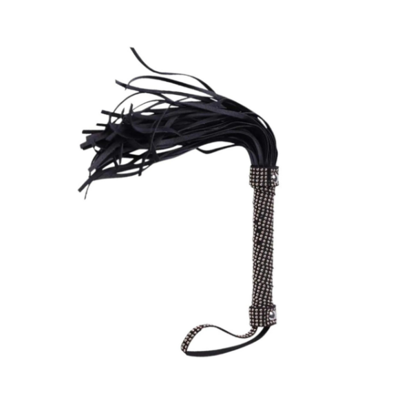 Chibata com Pedras no cabo (chicote luxuoso)