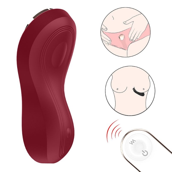 Vibrador de Clitóris vermelho para Calcinha - Bell-Rct - S-Hande - Image 2