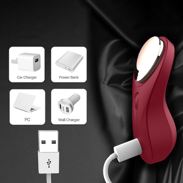 Vibrador de Clitóris vermelho para Calcinha - Bell-Rct - S-Hande - Image 4