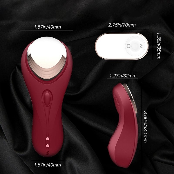 Vibrador de Clitóris vermelho para Calcinha - Bell-Rct - S-Hande - Image 5