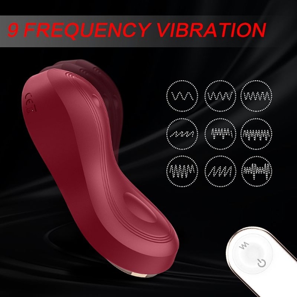 Vibrador de Clitóris vermelho para Calcinha - Bell-Rct - S-Hande - Image 6