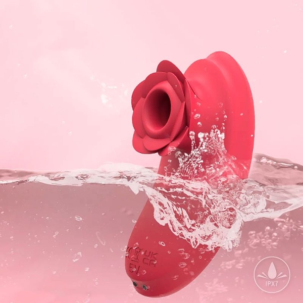 Losa Vibrador De Clitoris Em Formato De Rosa Com 9 Modos De Pulsação - Image 3