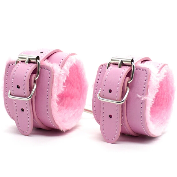Algema com Corrente e Fivelas - Rosa -