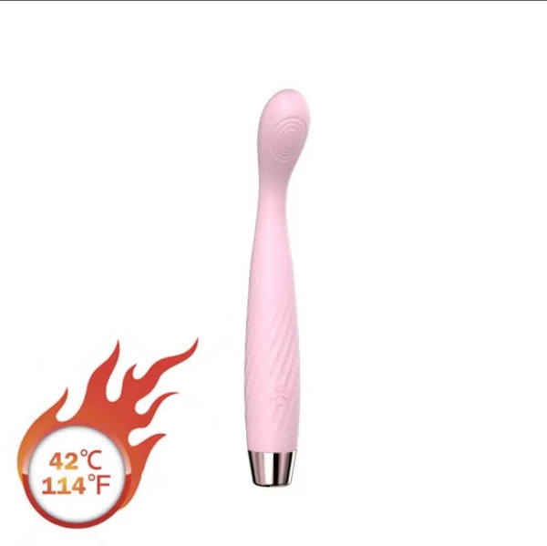 Vibrador ponto G com aquecimento cor Rosa - Image 5
