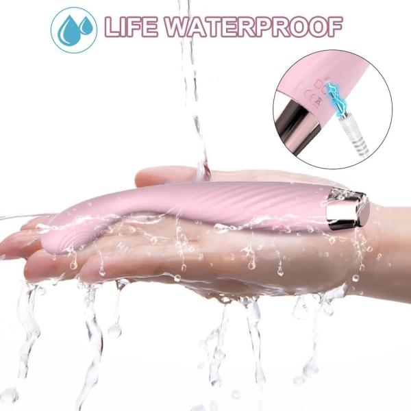 Vibrador ponto G com aquecimento cor Rosa - Image 4