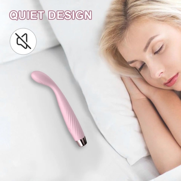 Vibrador ponto G com aquecimento cor Rosa - Image 3