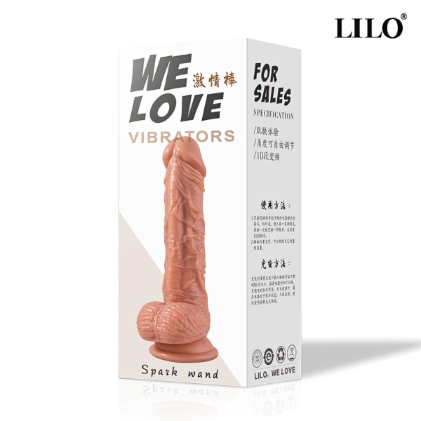 We Love Prótese Peniana Realística 10 Níveis De Vibração E Ventosa Vip Mix - Image 2