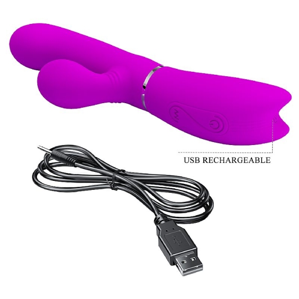 Vibrador de Ponto G e Clitóris - DJ - Pretty Love - Image 6