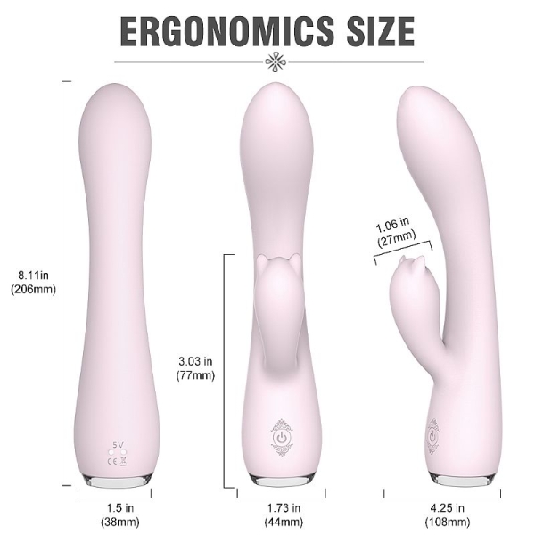 Estimulador de Ponto G e Clitóris - Fanny - roxo S-Hande - Image 4