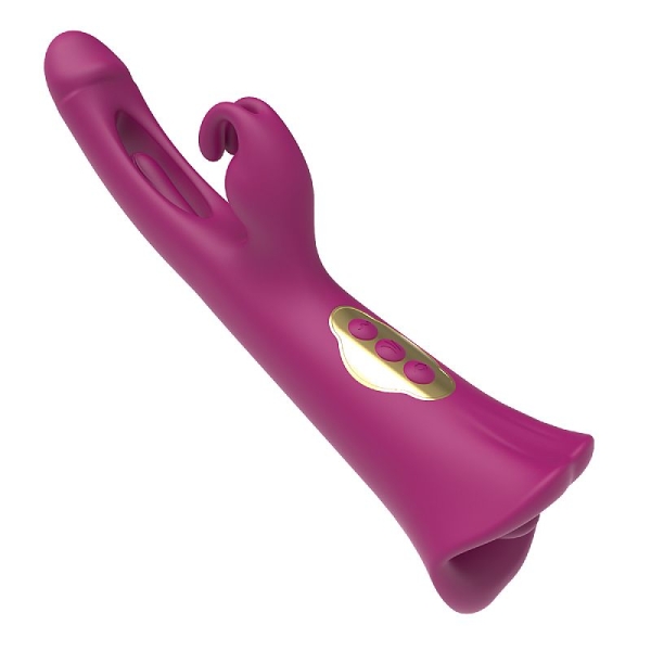 Tease Park Vibrador de Ponto G e Clitóris com Boca e Dedilhar Slap - Image 5