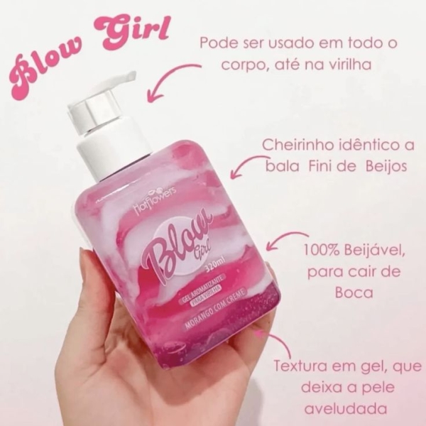 Blow Girl Aromatizante Beijável Para Virilha 320ml Hot Flowers